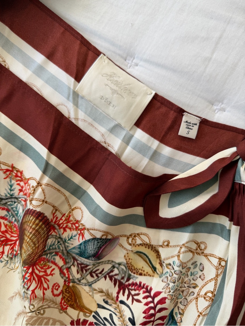 Doen Small Heirloom Malia Dress Mini in Coquillages des Biarritz - Picture 12 of 15